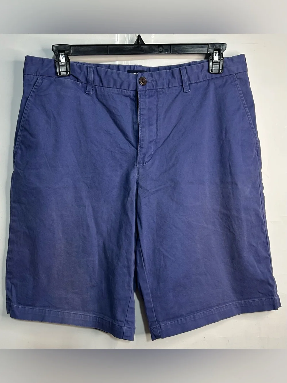 Lands' End Navy Washed Shorts Mens Size 35